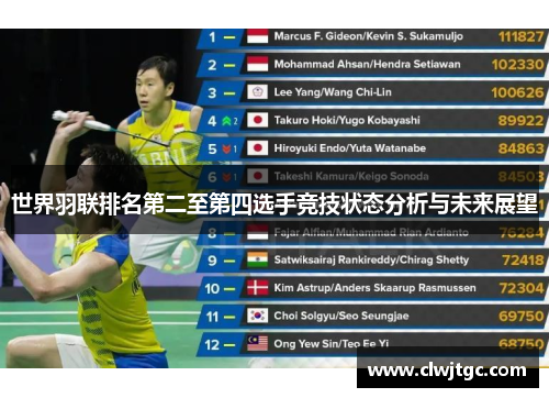世界羽联排名第二至第四选手竞技状态分析与未来展望